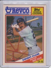 1988 Topps Revco League Leaders Dwight Evans #24 Boston Red Sox