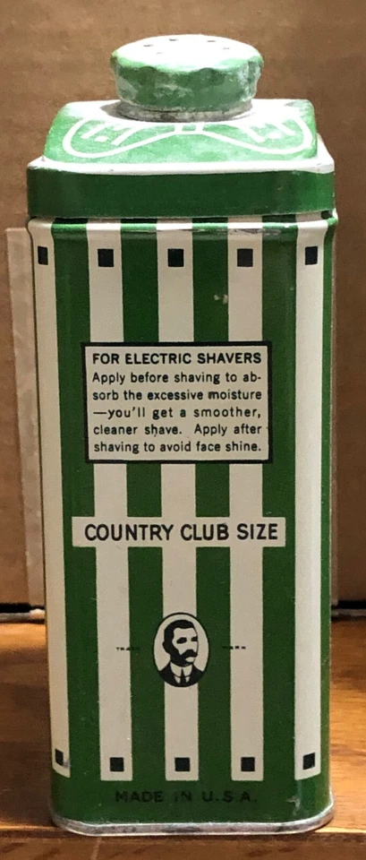Lata en polvo Mennen para hombre para afeitadoras eléctricas con producto? Antiguo vintage años 30 Foto 3 de 4