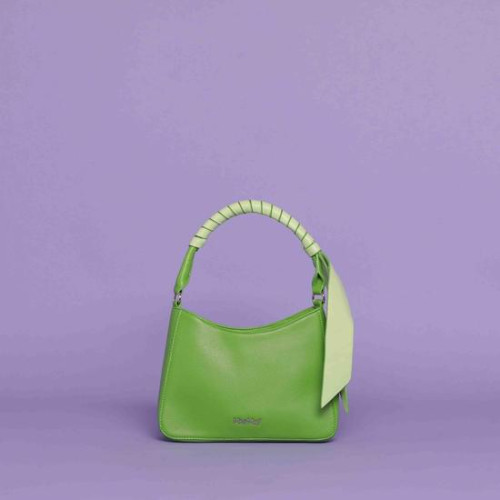 Bolso Brazo Con Detalle Lazos Verde Prato - Mimi Mua