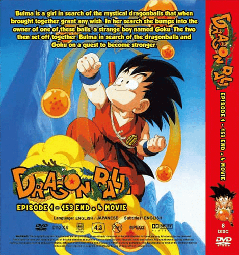 DVD ANIME DRAGON BALL Vol.1-153 End + 4 Movie *ENGLISH VERSION*  - Bild 2 von 3