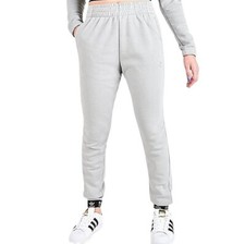 adidas Originals Taped Jogger Pants Grey / Black Women's Size S Soft Cozy NWT