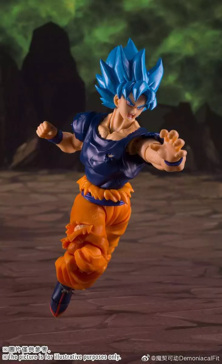 Boneco Vegetto God Blue Demoniacal Fit Dragon Ball Figuarts