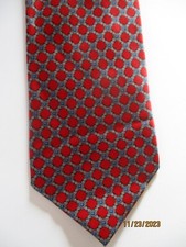 Jos A Bank Red Silk Neck Tie