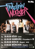 FräUlein Wunder - Wir Sind Neu, Tour 2008 - Konzertplakat