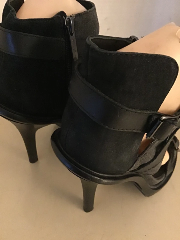 Kenneth Cole Mujer Gris Carbón Plataforma Tacón Sandalias US 7 Euro 38 Foto 3 de 4