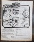 1981 Star Wars Empire Strikes Back TURRET PROBOT PLAYSET Instructions