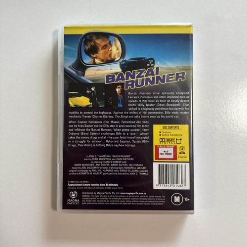 Banzai Runner (DVD, 1986) - Imagen 2 de 5