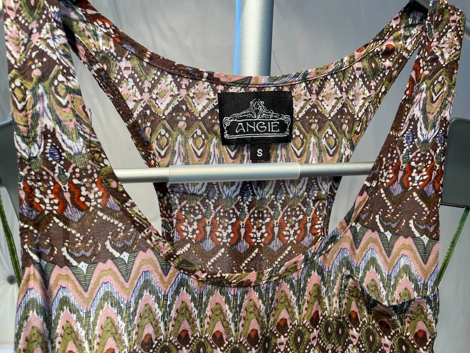 Angie Women’s Tops Size Small Boho Tunic Tank - Image 2 of 4