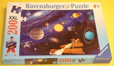 COMPLETE Solar System Jigsaw PUZZLE Ravensburger 200 XXL Piece 2008 Planet Space