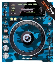 Pioneer CDJ-850 | Blue Camo | Protective Decal | StyleFlip Skins