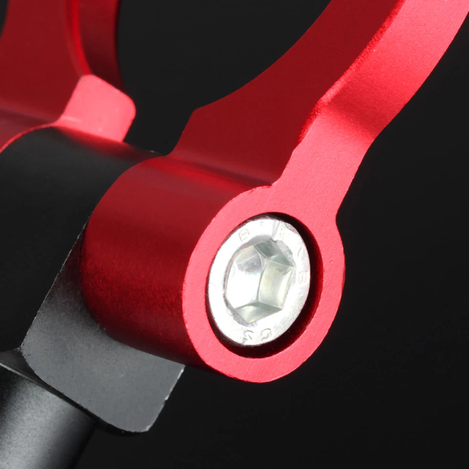 Tornillo plegable rojo CNC JDM gancho de remolque de carreras para Toyota Corolla 2000-2011 Foto 3 de 4