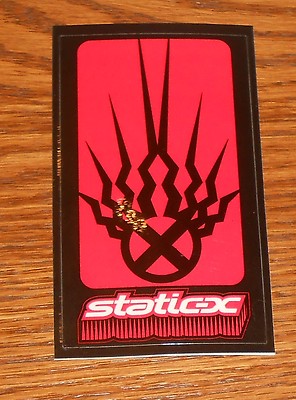 Static-X Sticker Decal 1999 Original Promo 4x2 | eBay