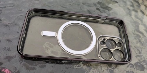 coque iphone 13 PRO noire transparente neuve avec MagSafe pour Apple iPhone - Photo 4 sur 12