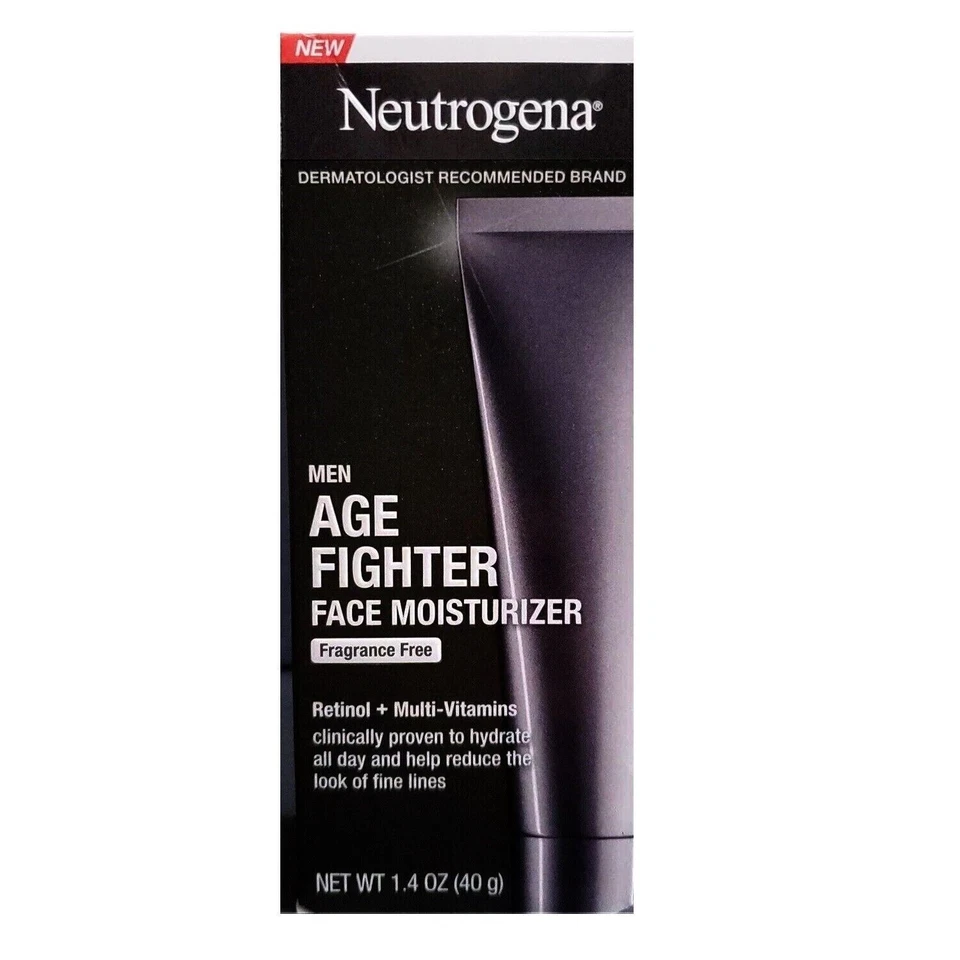 Crema hidratante facial para hombre Neutrogena Age Fighter - 1,4 oz. Nuevo en pack Foto 2 de 4