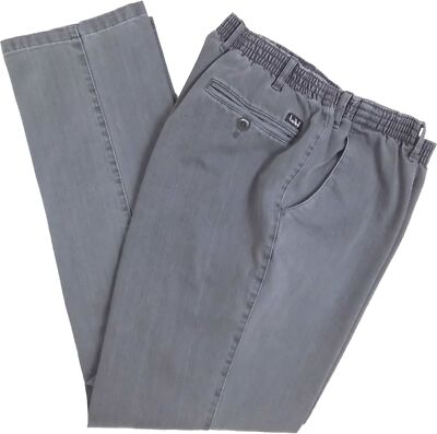 Herren Jeans Stretch Hose Schlupfhose Amberg 42-8499/03 grau