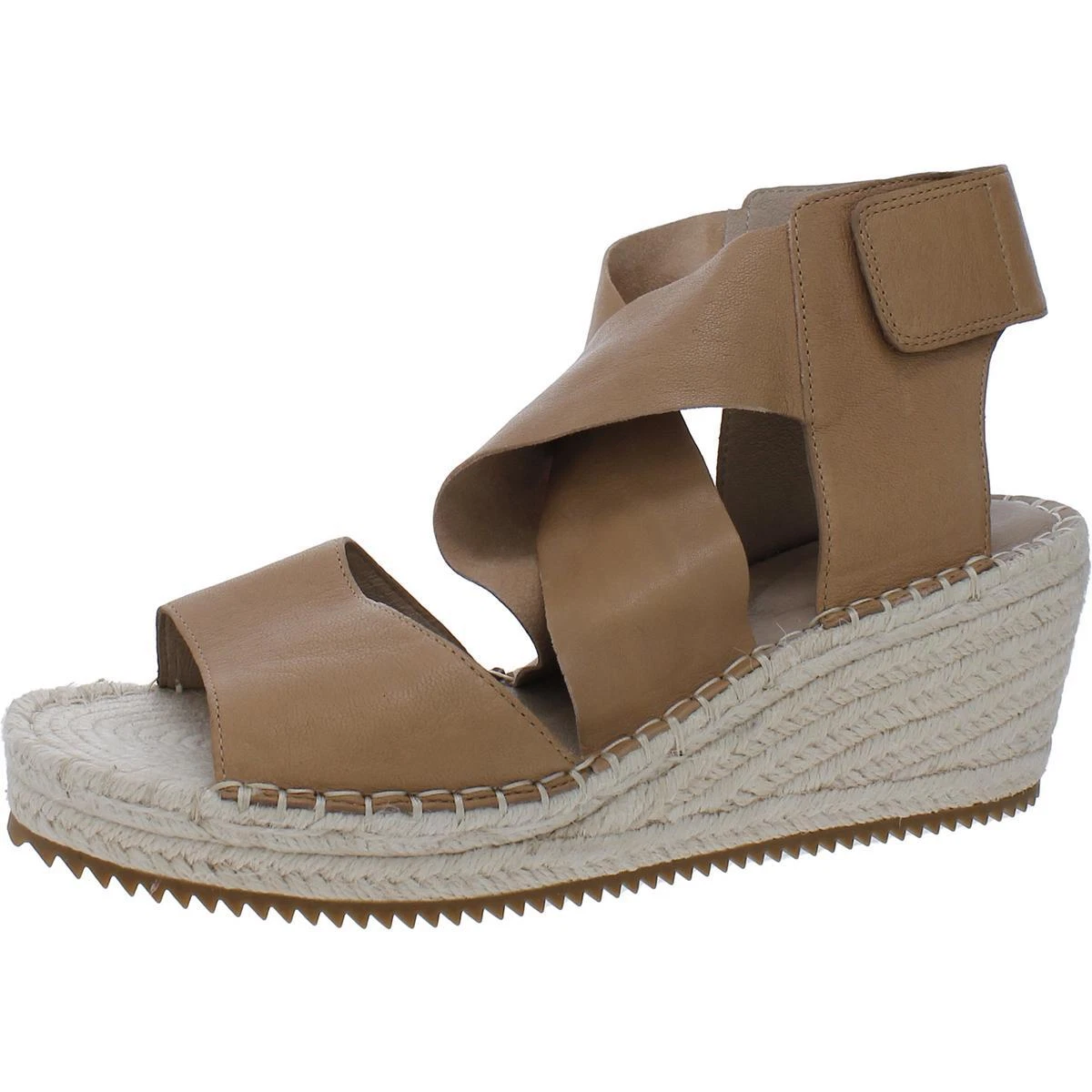 Sandales espadrilles a lanieres Eileen Fisher pour femmes coins saule BHFO 8825