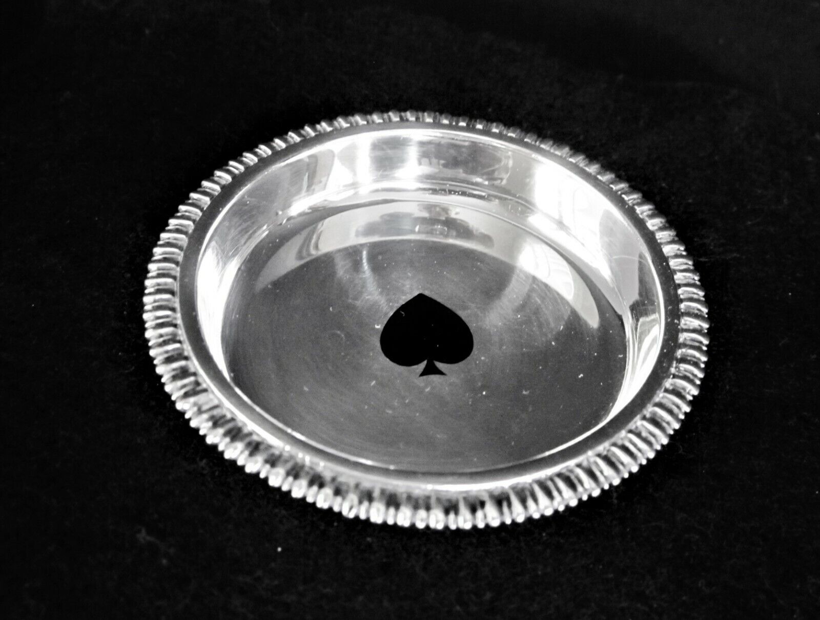 Antique Edwardian Sterling Silver Small Dish/Coaster G & S Co. 1906 London