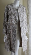 Cape Cote  L S M South Africa Art-to-wear 38" Long A-line Lagenlook Coat Jacket