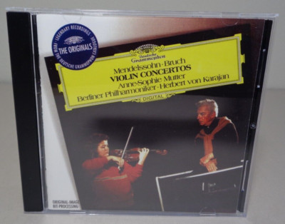 MENDELSSOHN / BRUCH VIOLIN CONCERTOS by Anne-Sophie Mutter: Violin New CD