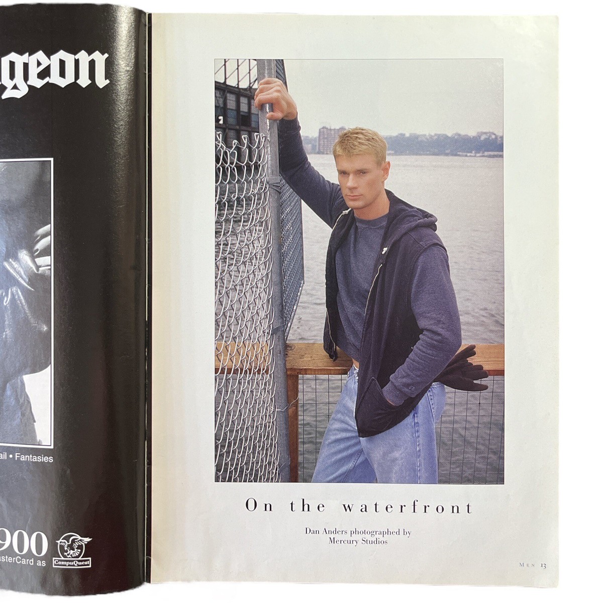 Advocate Men September 1998 Dirk Stahl Adult Gay Male Photo