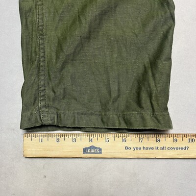 Vintage 60s OG 107 Military Sateen Baker Trousers Class 1 Pants