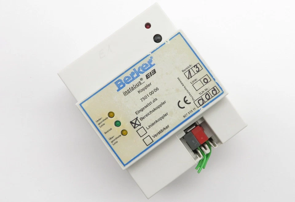 BERKER 75010006 Koppler REG 900501 instabus EIB KNX Bereichskoppler Area Coupler - Bild 2 von 4