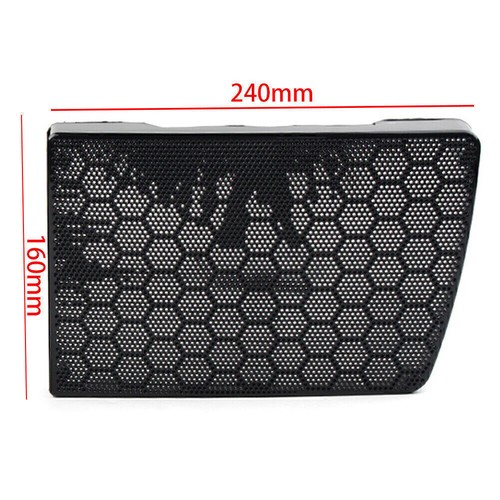 Fit Harley Street Road Glide 1993-13 6 X 9" Saddlebag Lid Speaker Covers Grills - Picture 3 of 12