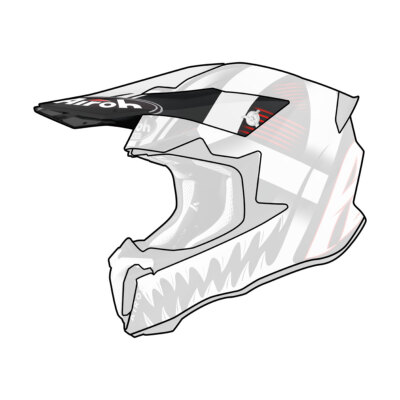 Airoh Twist 2.0 Mask Matte Helmet Frontline