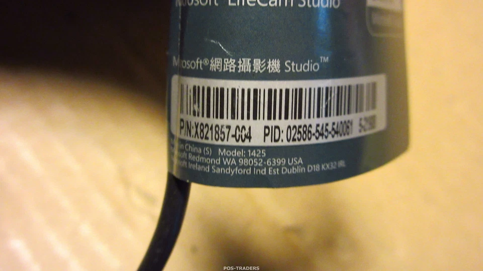 MICROSOFT LIFECAM STUDIO 1425 Webcam 1920 x 1080p Full HD USB X821857-004 - Bild 2 von 2