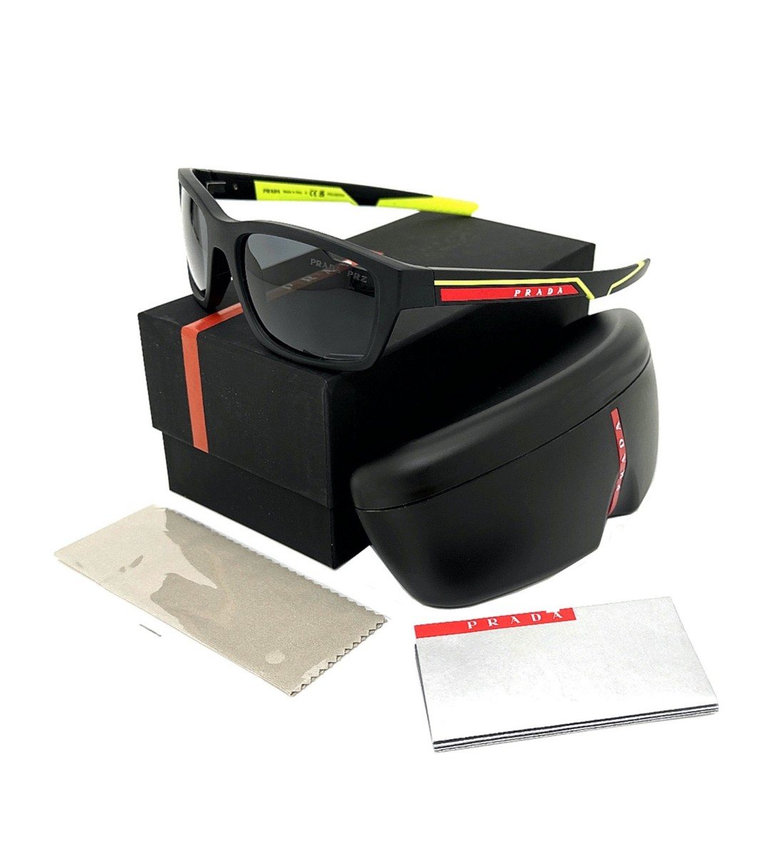 Prada Linea Rossa PS 04YS 17G02G 57mm Matte Black w/Dark  display picture 1
