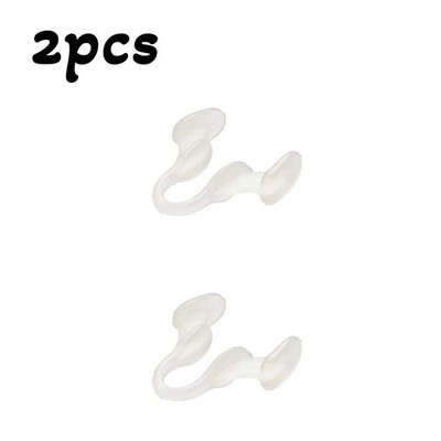 2 Stück Silikon Mini Anti-Schnarch-Gerät Schlafhilfe Apnoe Nasenclip
