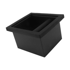 Coffee Ground Knock Box Chute Stainless Steel Built In Desktop Bottomless_