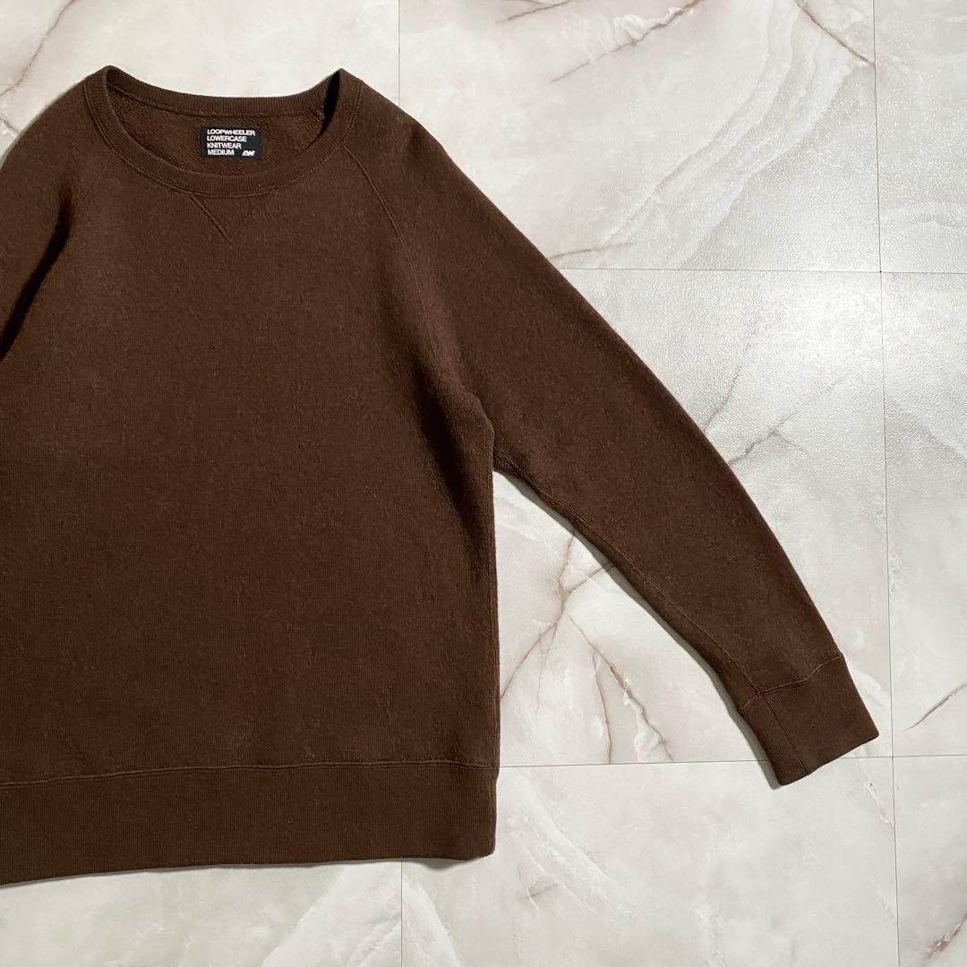 Loopwheeler x Lowercase front V knit sweatshirt, … - image 12