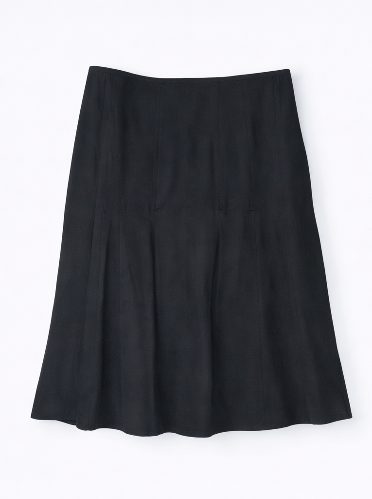 Tahari Arthur S Levine Women’s Black A-Line Career Skirt Size 16 Lined