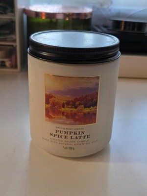 New Bath & Body Works Pumpkin Spice Latte Single Wick 7 oz Candle
