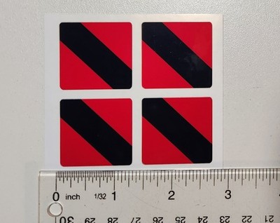 Hubley Toy Truck Door Stickers