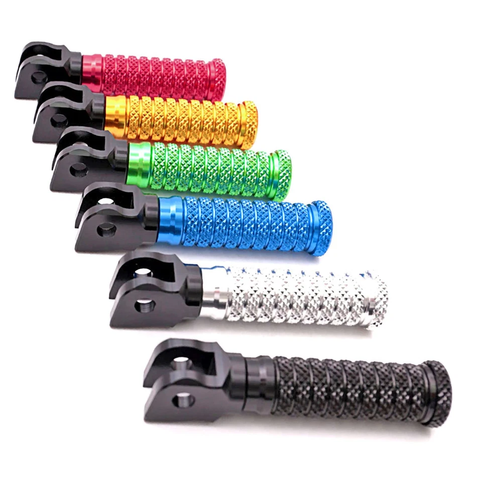 Clavijas de pie delanteras elevadoras de poste plateado para Ducati Monster 1200 R 16 17 18 Foto 2 de 4