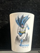 Vintage Batman And Robin Graphics 4 Inch Plastic Cup