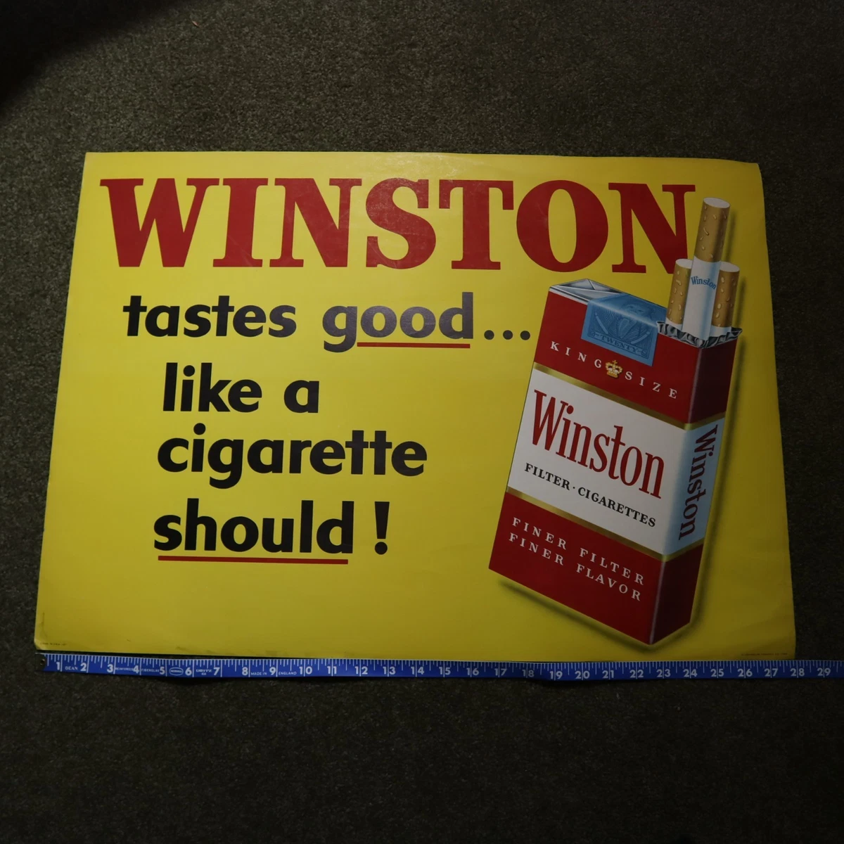 Winston Cigarette Indiana Collectible Tobacco Signs for sale | eBay