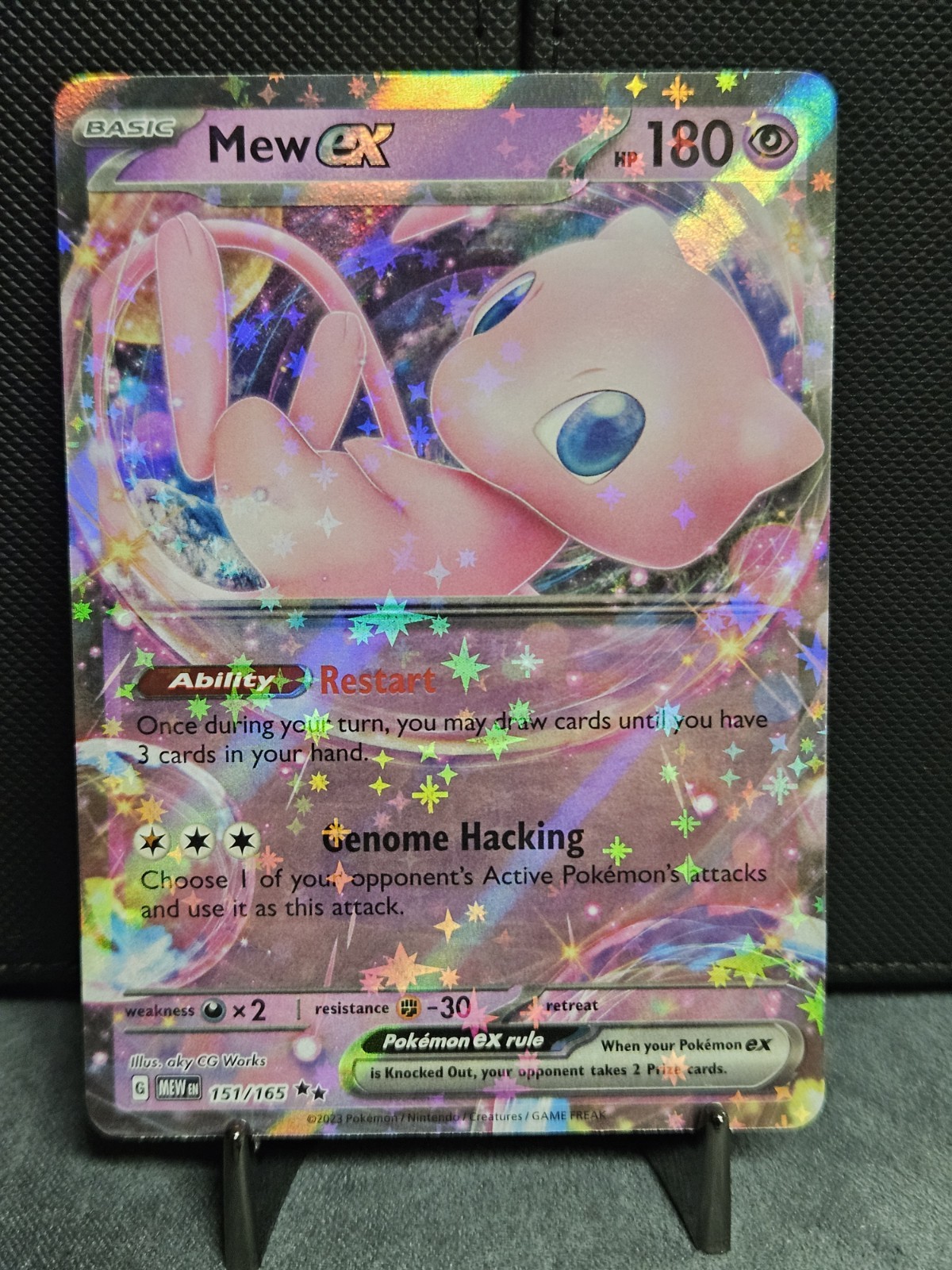 Pokemon TCG Mew ex 151/165 Scarlet & Violet 151 Holo Double Rare NM