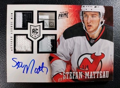 2013-14 Panini Prime Rookie 3/3 Stefan Matteau #131 Patch Auto 