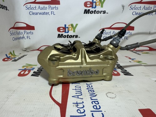PAR DE PINZAS DE FRENO DELANTERAS DERECHA IZQUIERDA BMW S1000R OEM BREMBO 14-20 CON LÍNEAS - Imagen 3 de 9