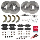 4x BRAKE Discs Pads SHOES kit FRONT & REAR FOR MERCEDES SPRINTER 3-T 3.5-T 906
