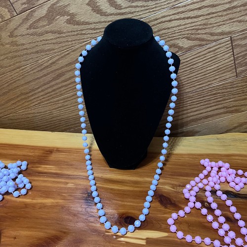 Lote De Colección Bisutería Con Cuentas Plástico Años 80 Collar y Brazalete Punk Glam - Imagen 6 de 8