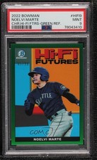 2022 Bowman Hi-Fi Futures Green Refractor 65/99 Noelvi Marte PSA 9 MINT 3b7