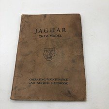 Original Vtg Jaguar Xk 150 Model Operating Maintenance Service Handbook Manual