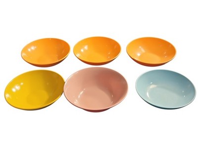 Melmac Bowls Texas Ware & Allied Chemical Bowl 