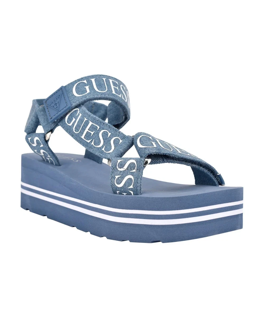 Guess Women's Avin Logo Sport Sandals Women's Shoes SZ 6.5