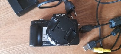 Sony Cyber-shot DSC-H3 mit 8.1MP Digitalkamera - Schwarz