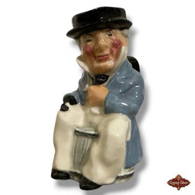 Vintage Artone England Toby Jug - Captain Cuttle Hook Hand Figurine - 3.25''